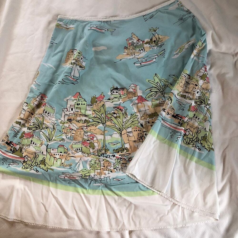 VAN HEUSEN A-Line seaside skirt women's size 10